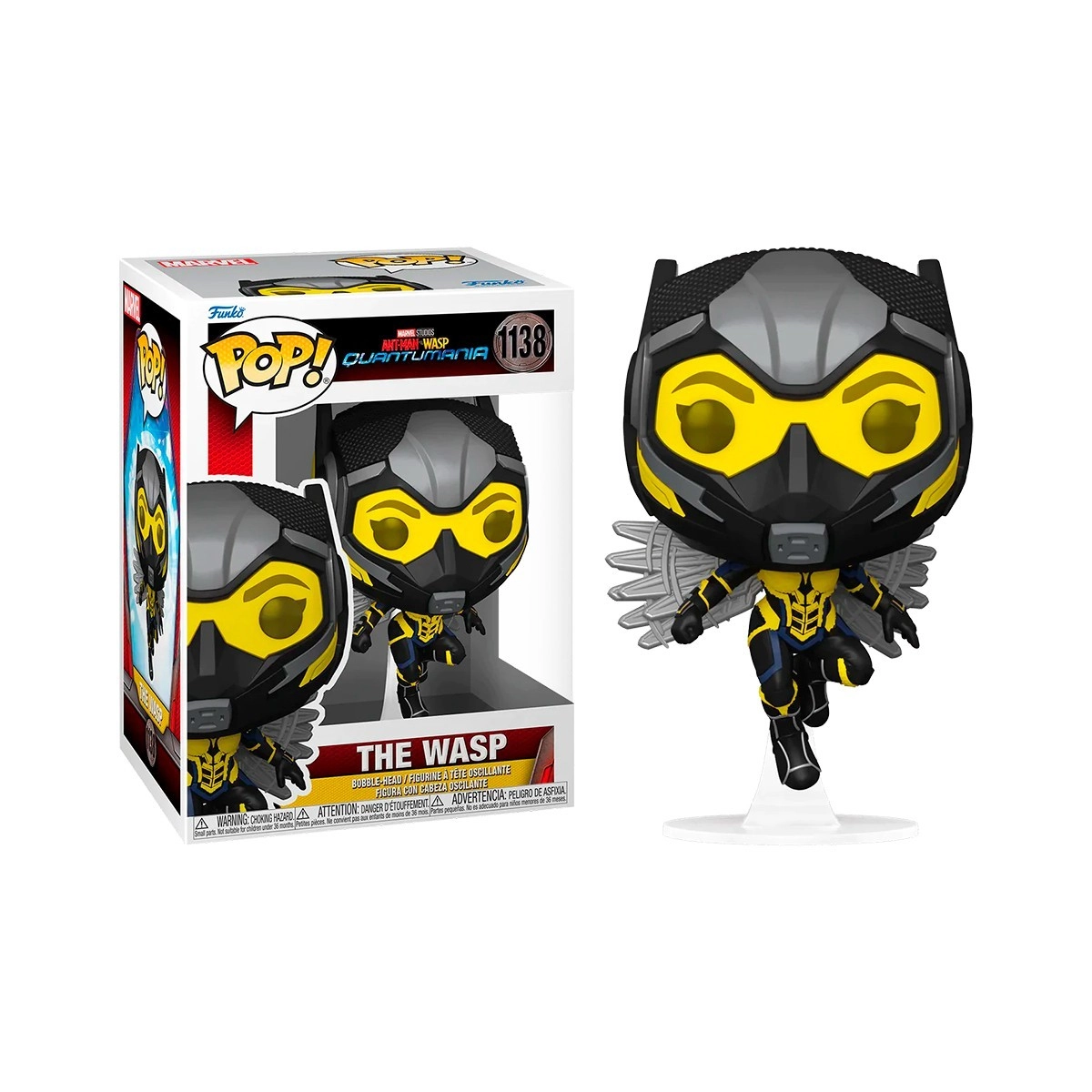 Ігрова фігурка FUNKO POP! ОСА (the Wasp) Ant-Man and the Wasp Quantumania: #1138, бренду Funko - 3 - KUBIX 
