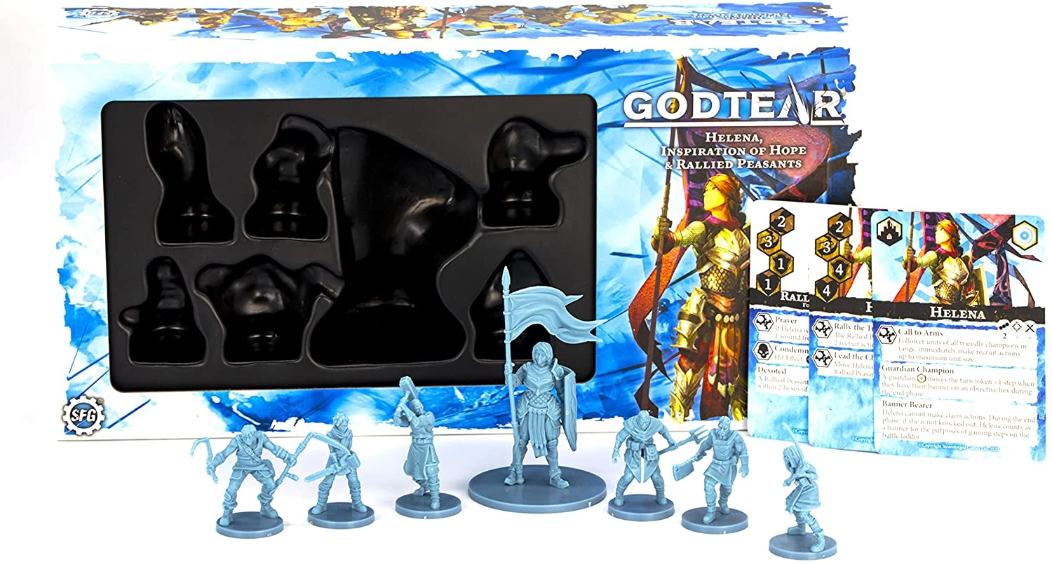 Godtear: Helena, Inspiration of Hope & Rallied Peasants, бренду Steamforged Games Ltd. - 4 - KUBIX 