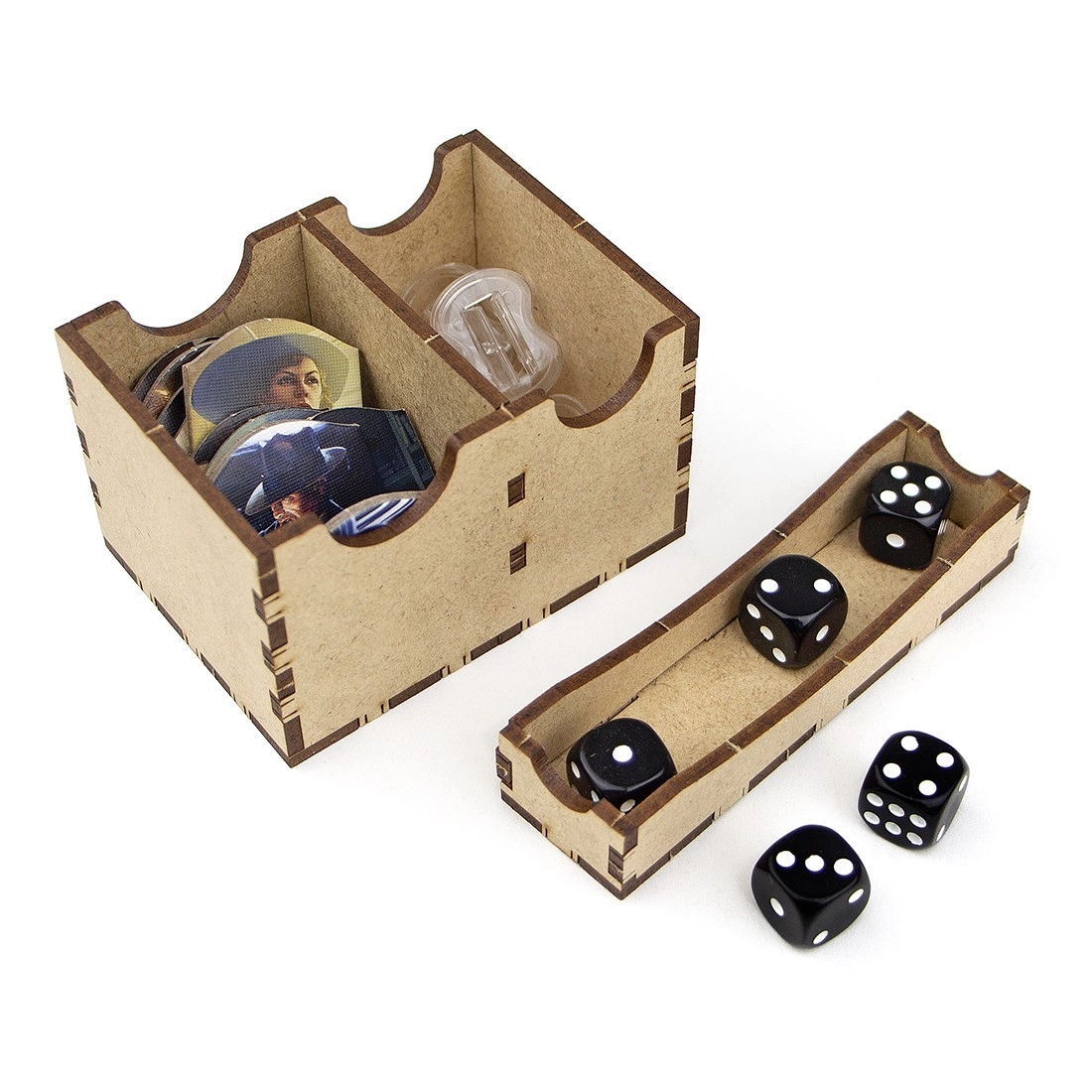 Органайзер для настольной игры Arkham Horror 3rd Edition (Organizer for boardgame Arkham Horror 3rd Edition), бренду Tower Rex - 8 - KUBIX 