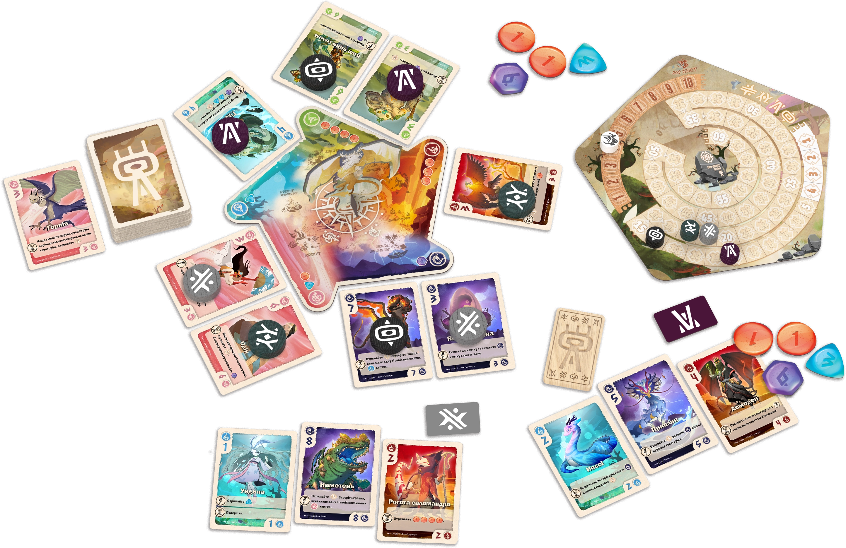 Настольная игра Долина Вечности (The Vale of Eternity), бренду Games 7Days, для 2-4 гравців, час гри < 60мин. - 4 - KUBIX 