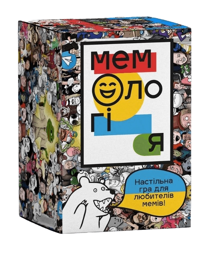 Настільна гра Мемологія (оновлена версія 2024 року), бренду Memo Games, для 2-12 гравців, час гри < 30хв. - KUBIX