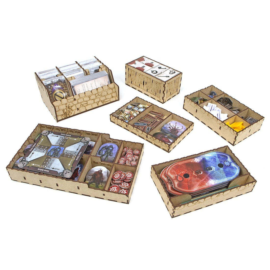 Органайзер для настольной игры Глумхейвен: Челюсти Льва (Organizer for boardgame Gloomhaven: Jaws of the Lion (Redesign)), бренду Tower Rex - 4 - KUBIX 