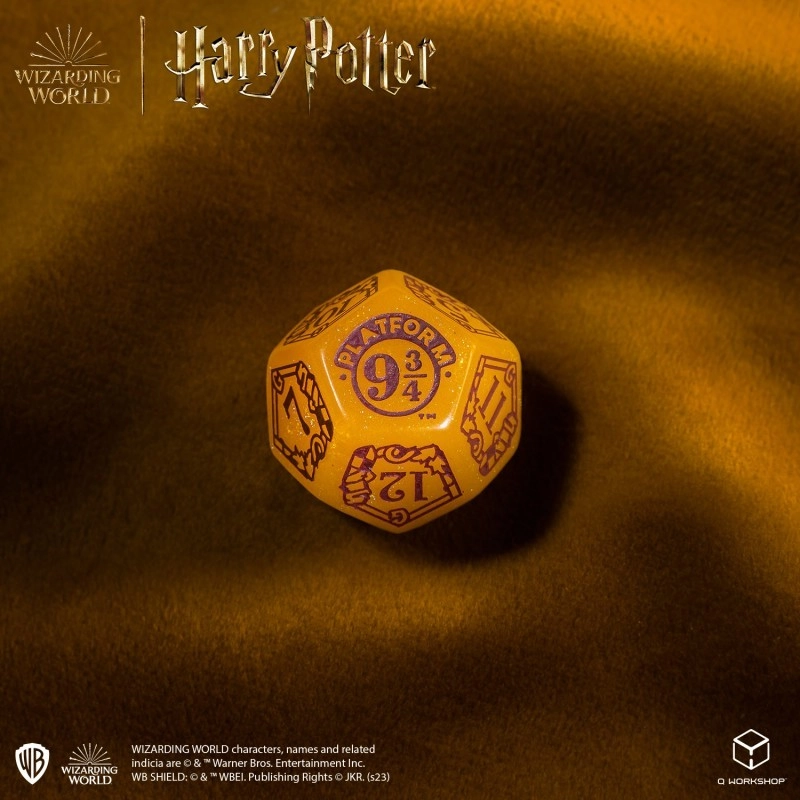 Набор кубиков Harry Potter. Gryffindor Modern Dice Set - Gold - 5 - KUBIX 