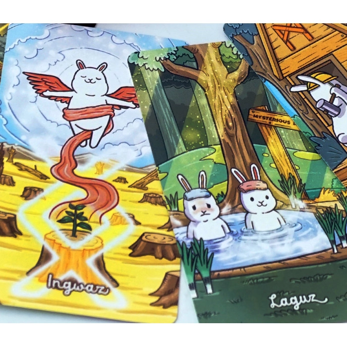 Карти Рунічні Пухкий кролик (Runic cards Fluffy rabbit) - 3 - KUBIX 