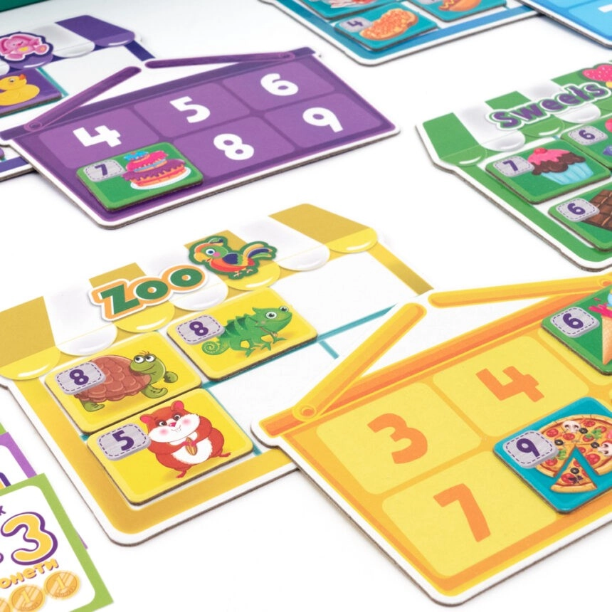 Настільна гра Шопінг (Play Shopping), бренду Vladi Toys, для 2-4 гравців, час гри < 30хв. - 4 - KUBIX 