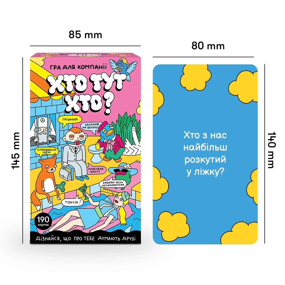 Настольная игра Кто тут кто?, бренду ORNER, для 2-8 гравців, час гри < 30мин. - 5 - KUBIX 