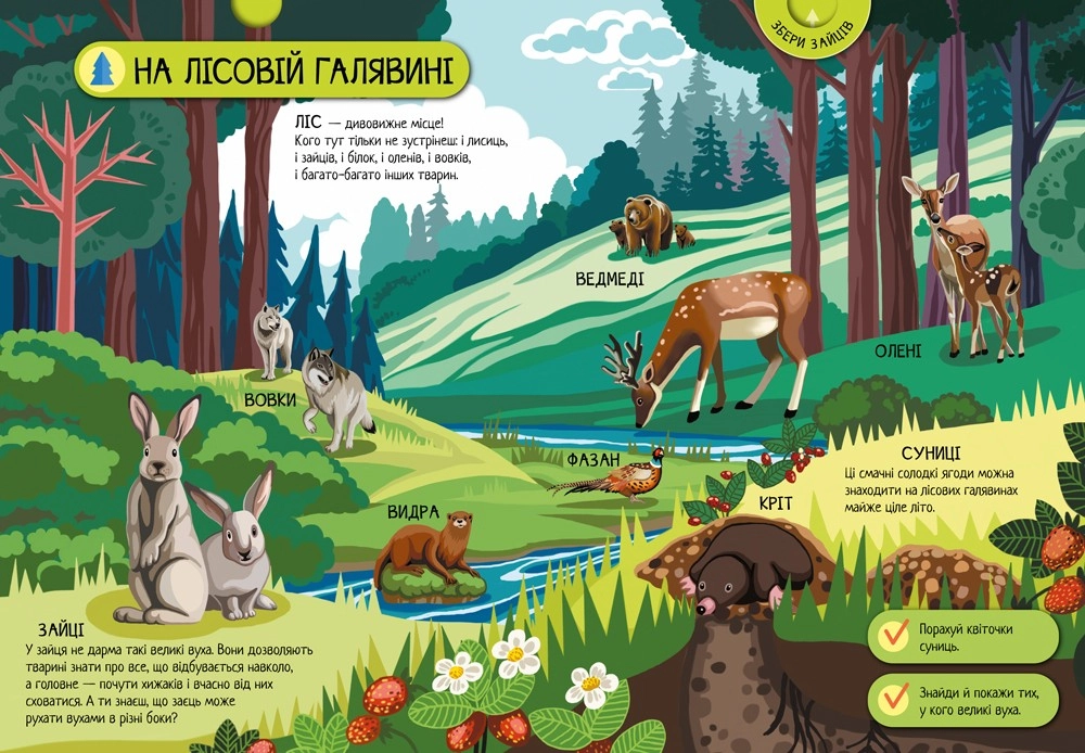 Большая игровая энциклопедия. Животные леса, бренду Ранок - 3 - KUBIX 