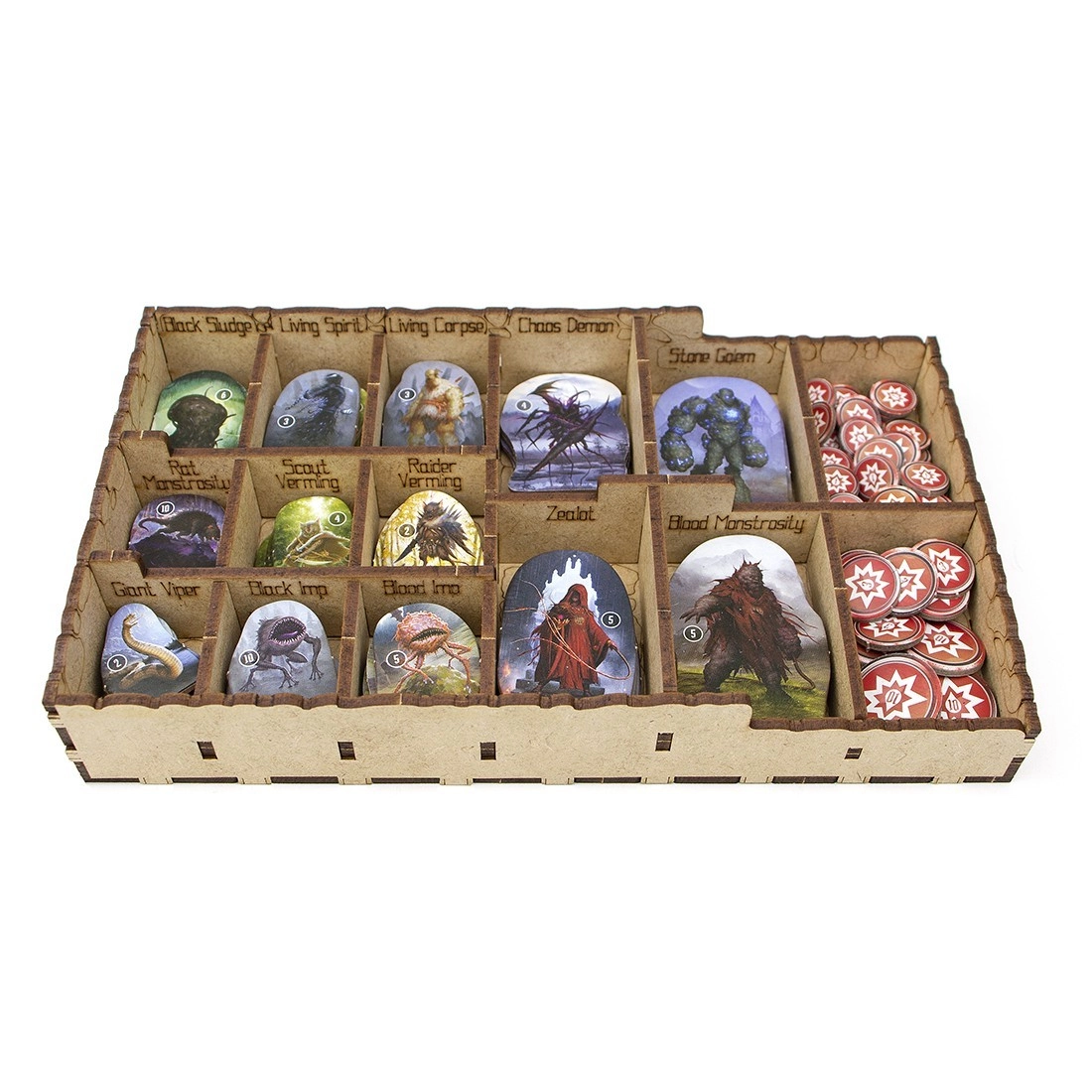 Органайзер для настольной игры Глумхейвен: Челюсти Льва (Organizer for boardgame Gloomhaven: Jaws of the Lion (Redesign)), бренду Tower Rex - 8 - KUBIX 