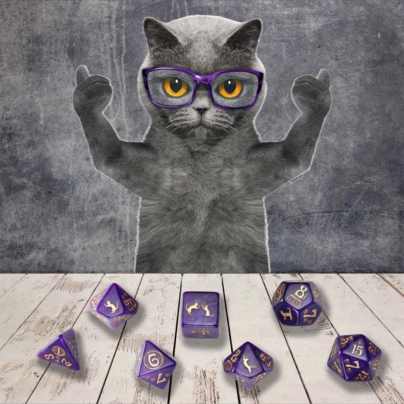 Набор кубиков Cats Dice Set Purrito - 3 - KUBIX 