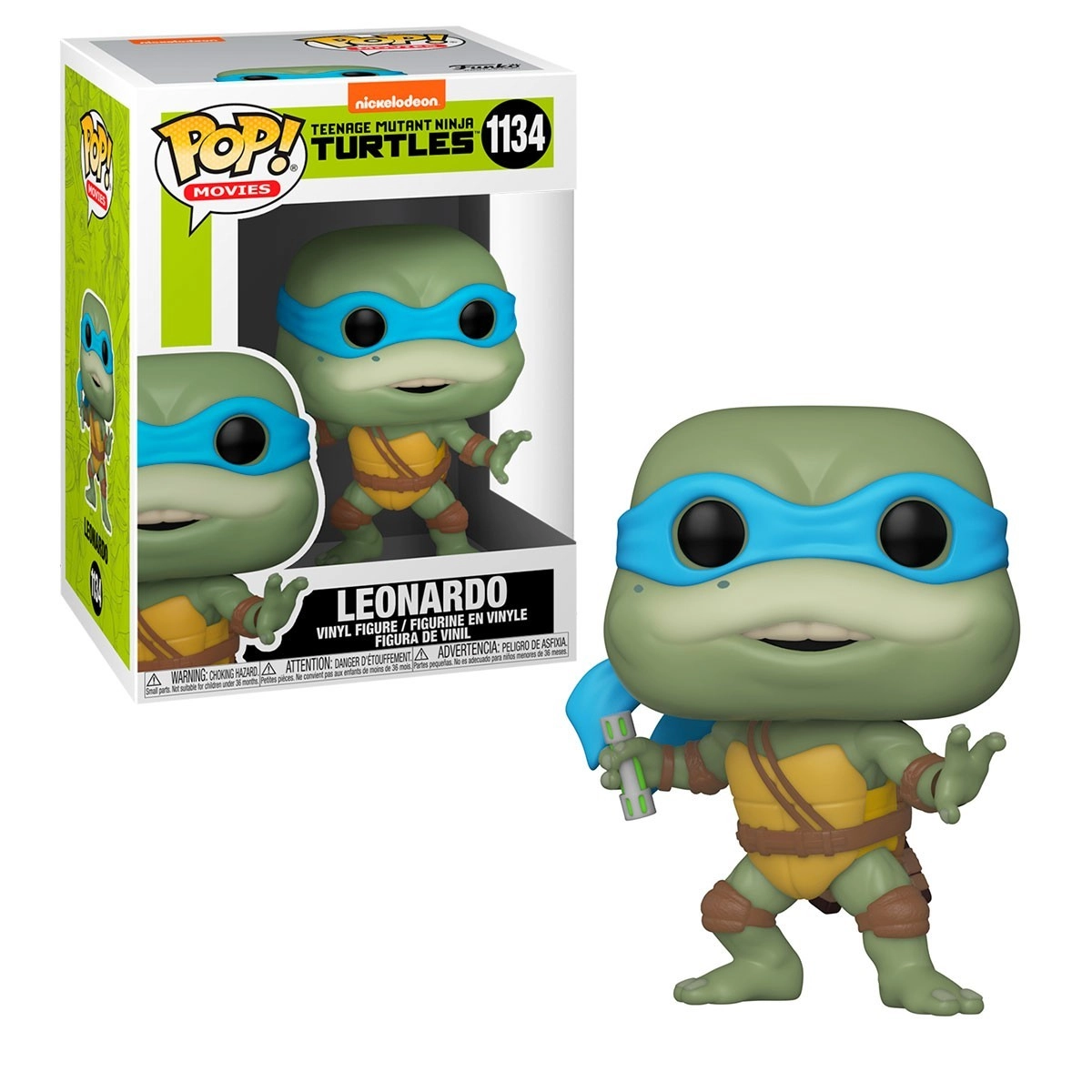 Ігрова фігурка FUNKO POP! ЛЕОНАРДО (Leonardo) TMT #1134, бренду Funko - 2 - KUBIX 