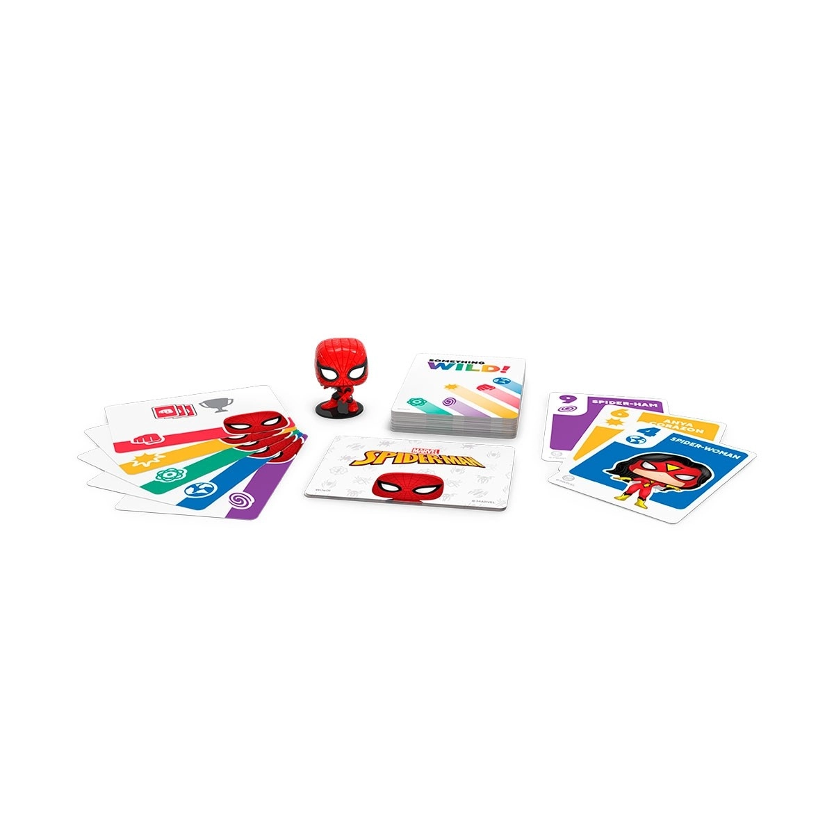 Настольная игра Funko Something Wild: Marvel. Человек-паук, бренду Funko, для 2-4 гравців, час гри < 30мин. - 3 - KUBIX 