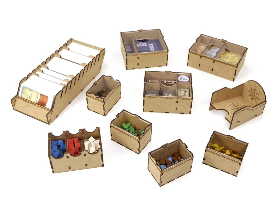 Органайзер для настольной игры Маракайбо (Organizer for boardgame Maracaibo), бренду Tower Rex - 3 - KUBIX 