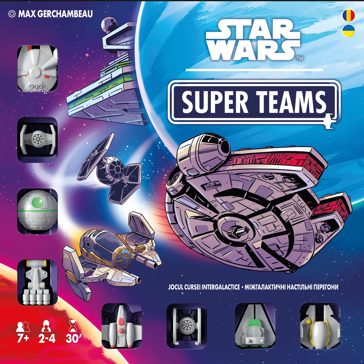 Настольная игра Звездные войны. Суперкоманды (Star Wars Super Teams), бренду Geekach Games, для 2-4 гравців, час гри < 30мин. - KUBIX