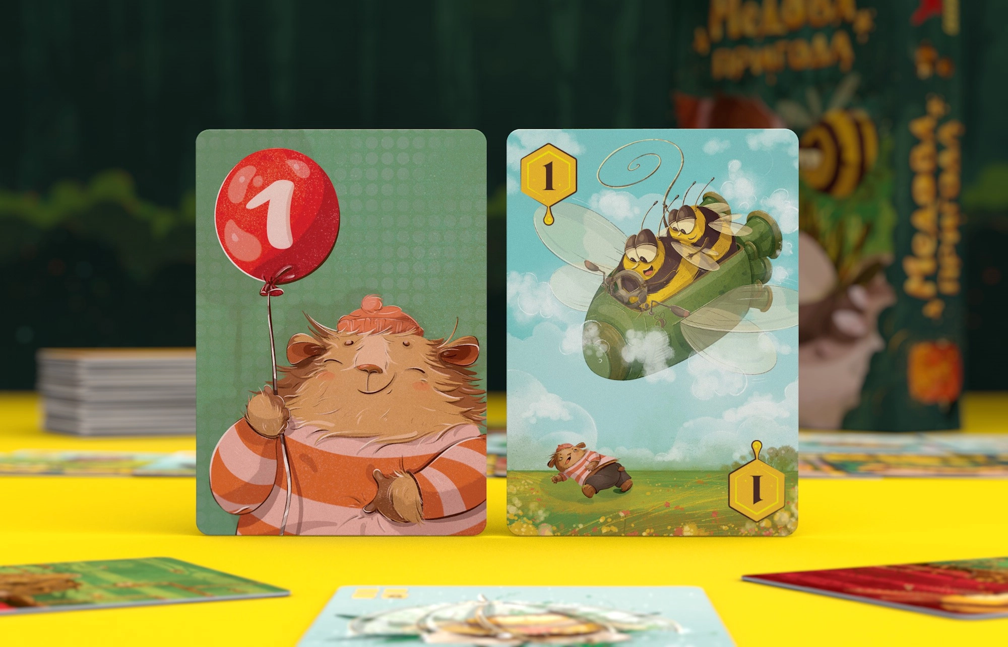 Настольная игра Медовая приключение (Honey adventure), бренду Geekach Games, для 2-6 гравців, час гри < 30мин. - 6 - KUBIX 