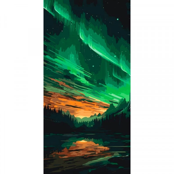 Картина по номерам Сияние (40х80 см), бренду Art Craft - KUBIX
