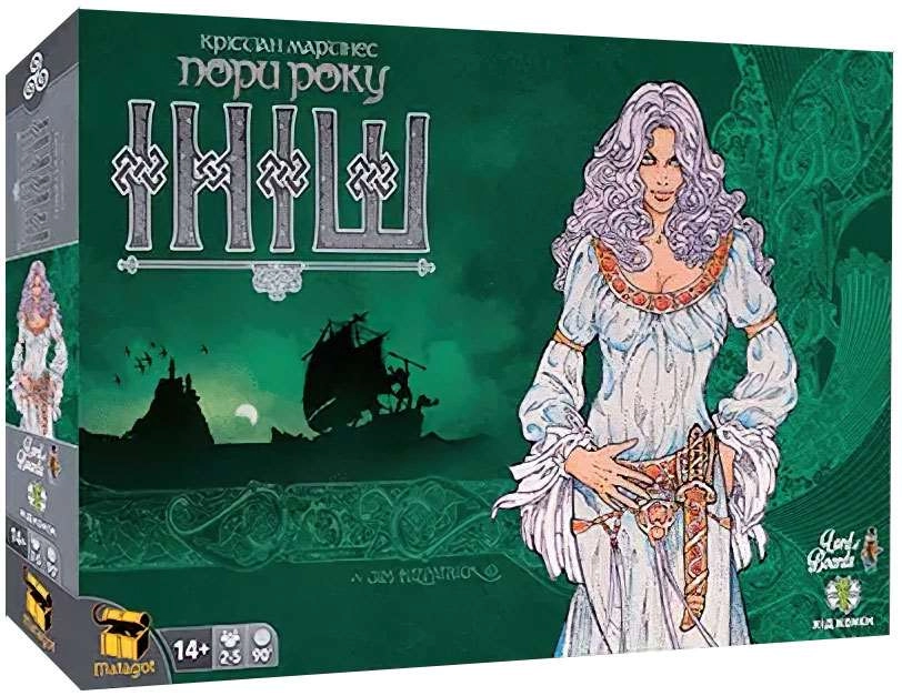 Настольная игра Иниш: Времена года (Inis: Seasons of Inis), бренду Lord of Boards, для 2-5 гравців, час гри > 60мин. - KUBIX