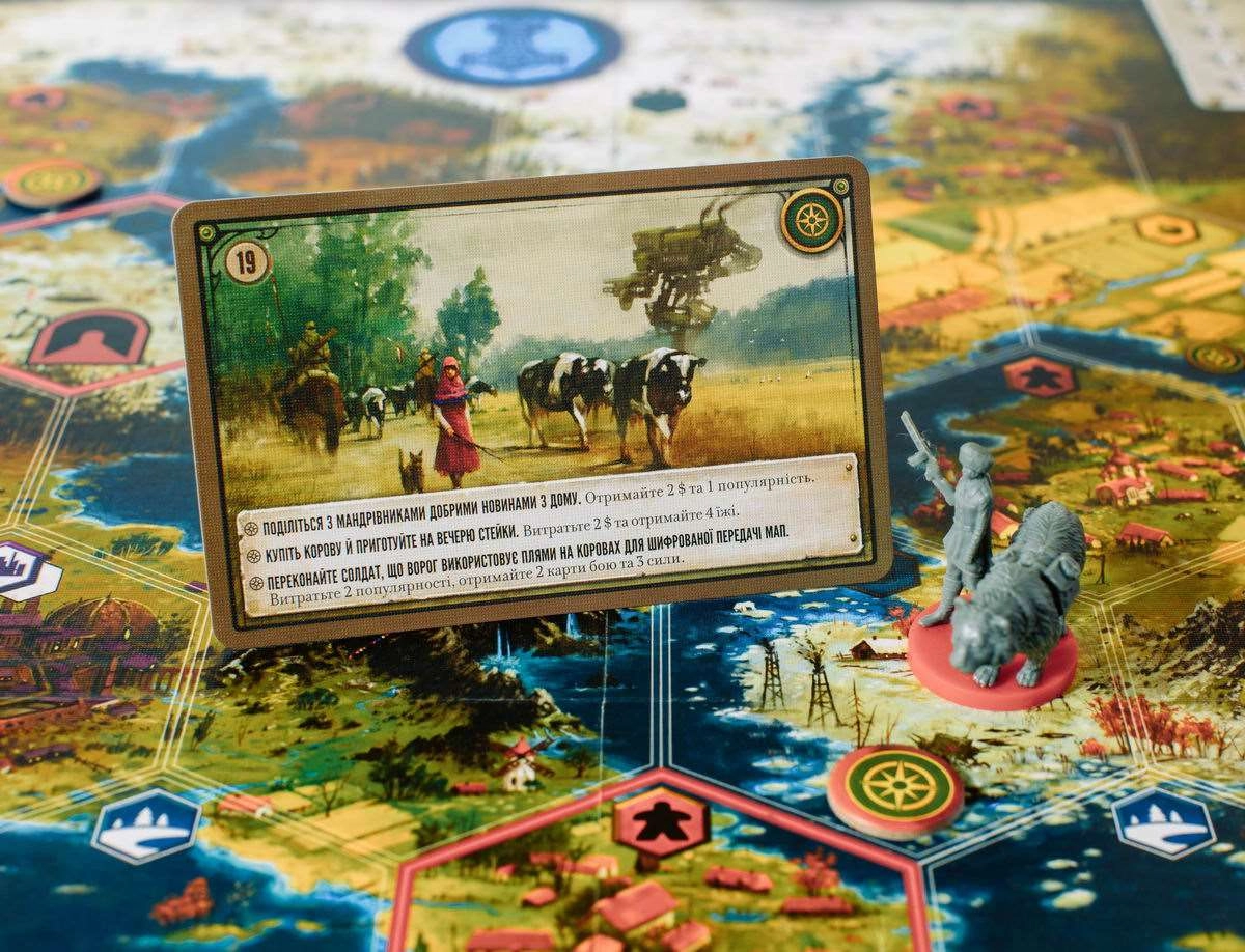 Настільна гра Коса (Scythe), бренду Geekach Games, для 1-5 гравців, час гри > 60хв. - 5 - KUBIX 