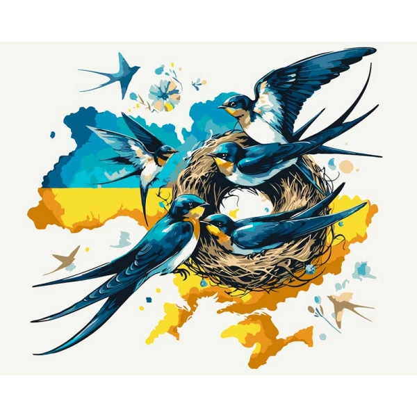 Картина за номерами Родове гніздо (40х50 см), бренду Art Craft - KUBIX