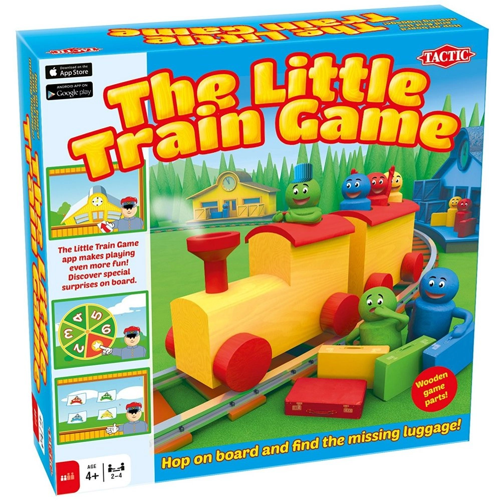 Настольная игра Мой первый поезд (The little train game), бренду Tactic, для 2-4 гравців, час гри < 30мин. - KUBIX