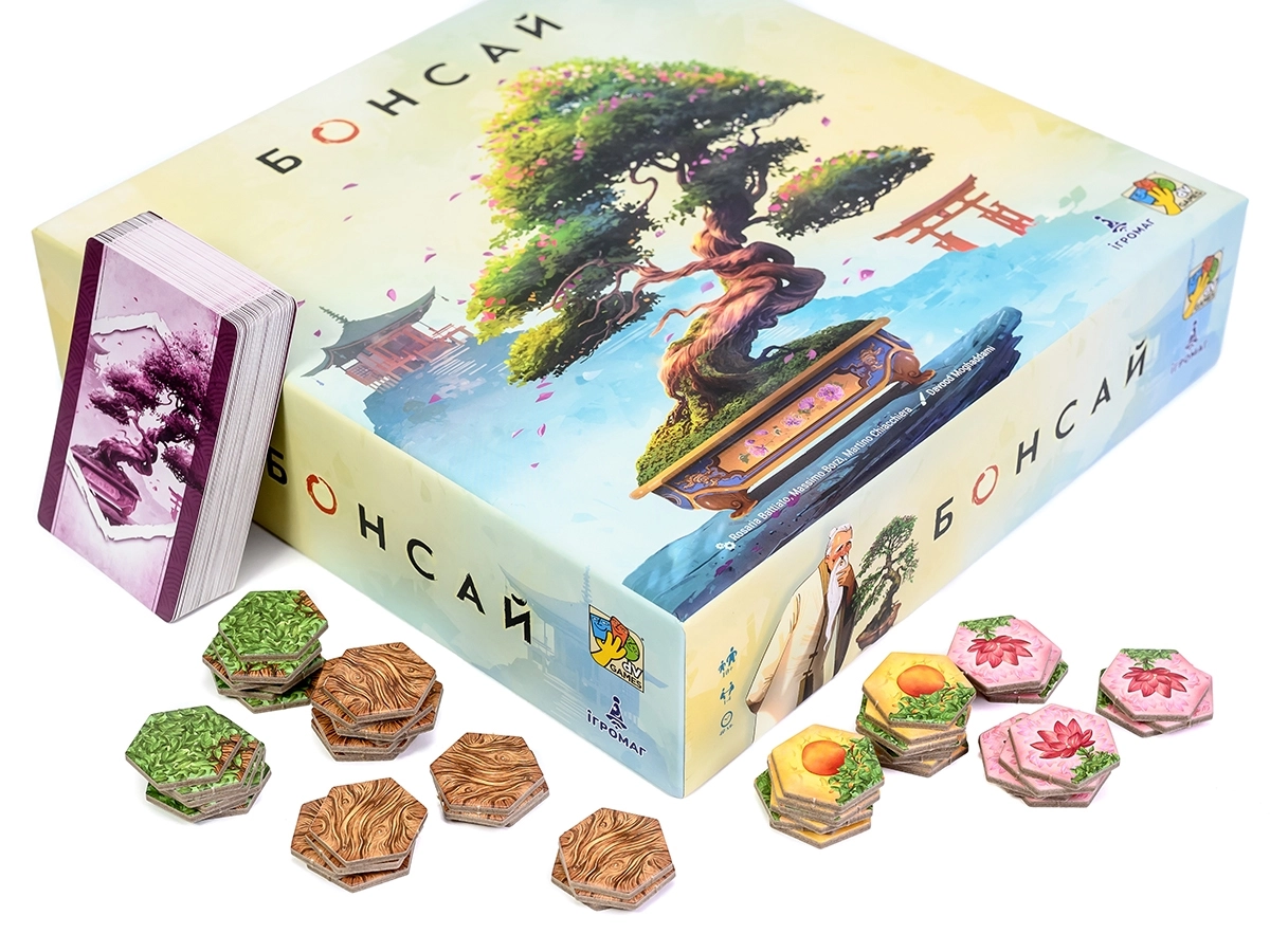 Настольная игра Бонсай (Bonsai), бренду Игромаг, для 1-4 гравців, час гри < 60мин. - 9 - KUBIX 