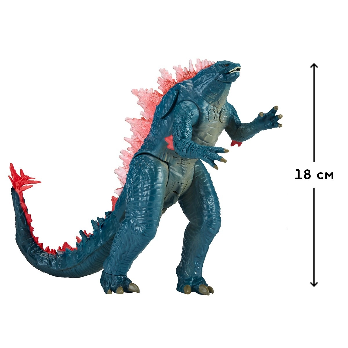 Фигурка GODZILLA X KONG – ГОДЗИЛЛА ГОТОВА К БОЮ (18 см), бренду MonsterVerse - 2 - KUBIX 