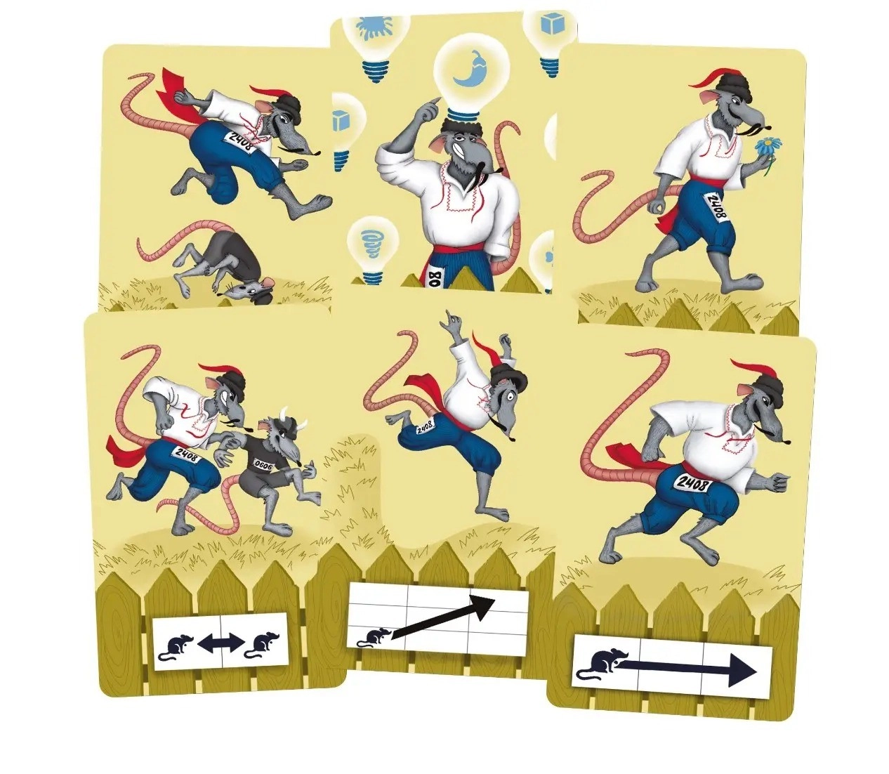 Настольная игра Щур де Франс (Rat de France), бренду Lord of Boards, для 2-4 гравців, час гри < 30мин. - 4 - KUBIX 