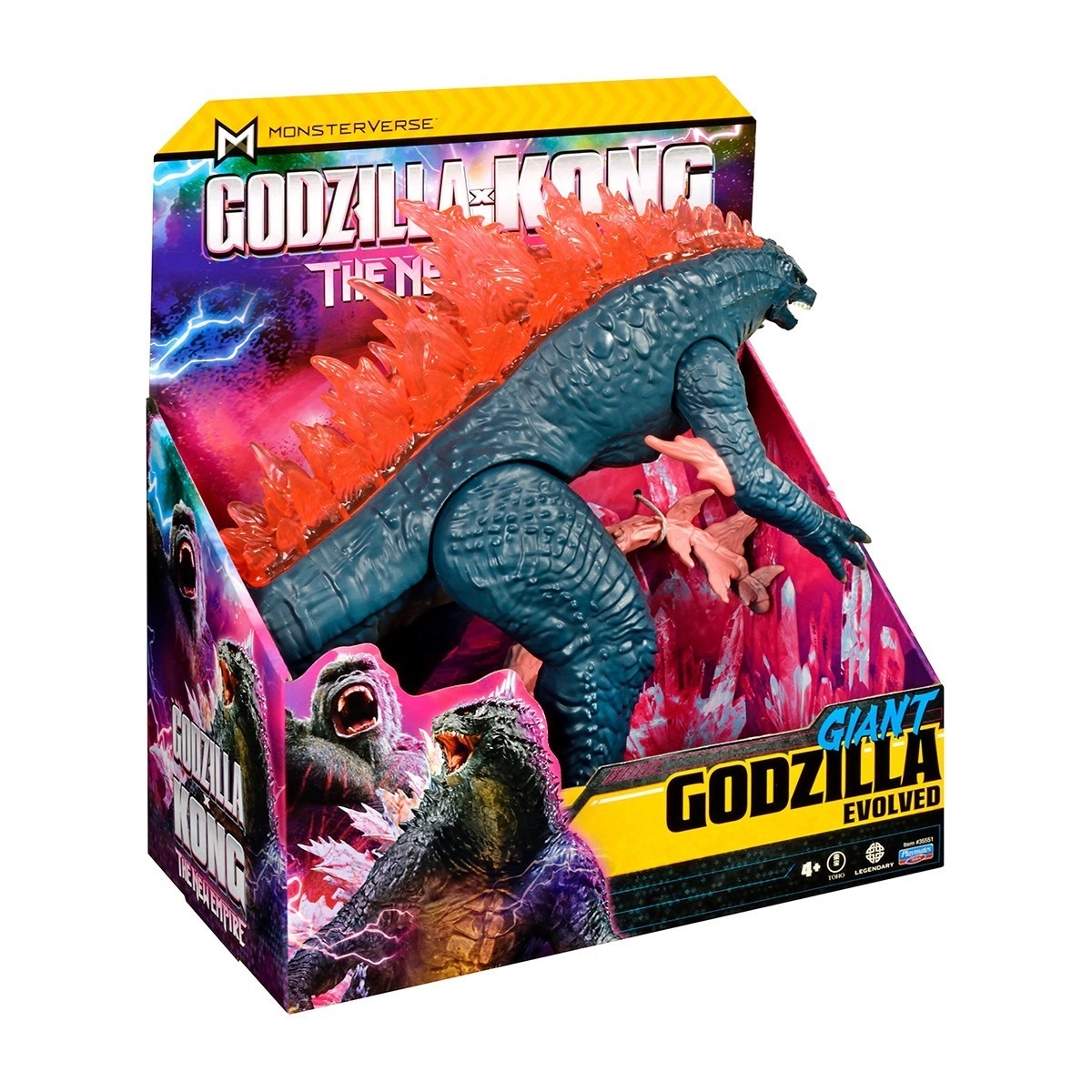 Фигурка GODZILLA X. KONG – ГОДЗИЛЛА ГИГАНТ (28 см), бренду MonsterVerse - 4 - KUBIX 