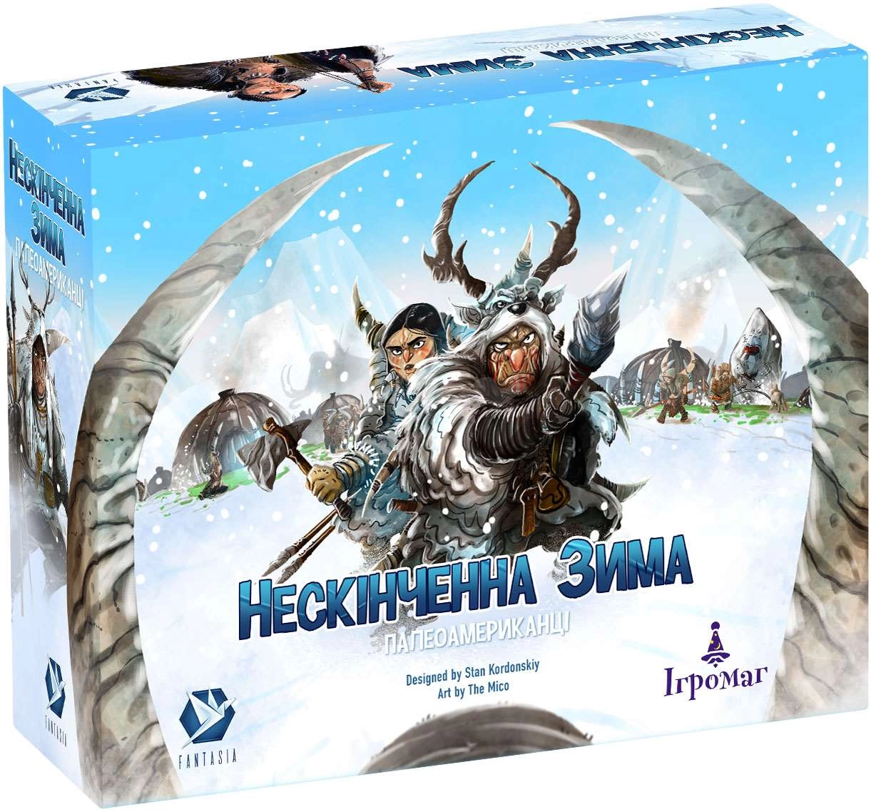 Настольная игра Бесконечная Зима. Палеоамериканцы (Endless Winter), бренду Игромаг, для 1-4 гравців, час гри < 60мин. - KUBIX