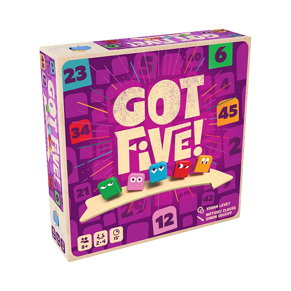 Настільна гра У мене пʼять! (Got Five!), бренду Feelindigo, для 2-4 гравців, час гри < 30хв. - KUBIX