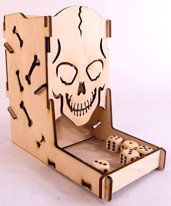 Башня для кубиков. Череп (Dice Tower. Skull), бренду Tower Rex - KUBIX
