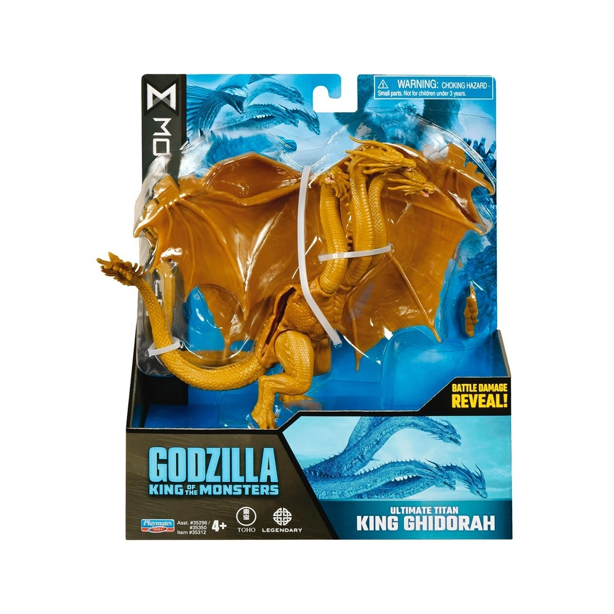Ігрова фігурка GODZILLA VS. KONG – КОРОЛЬ ГІДОРА, бренду MonsterVerse - 4 - KUBIX 