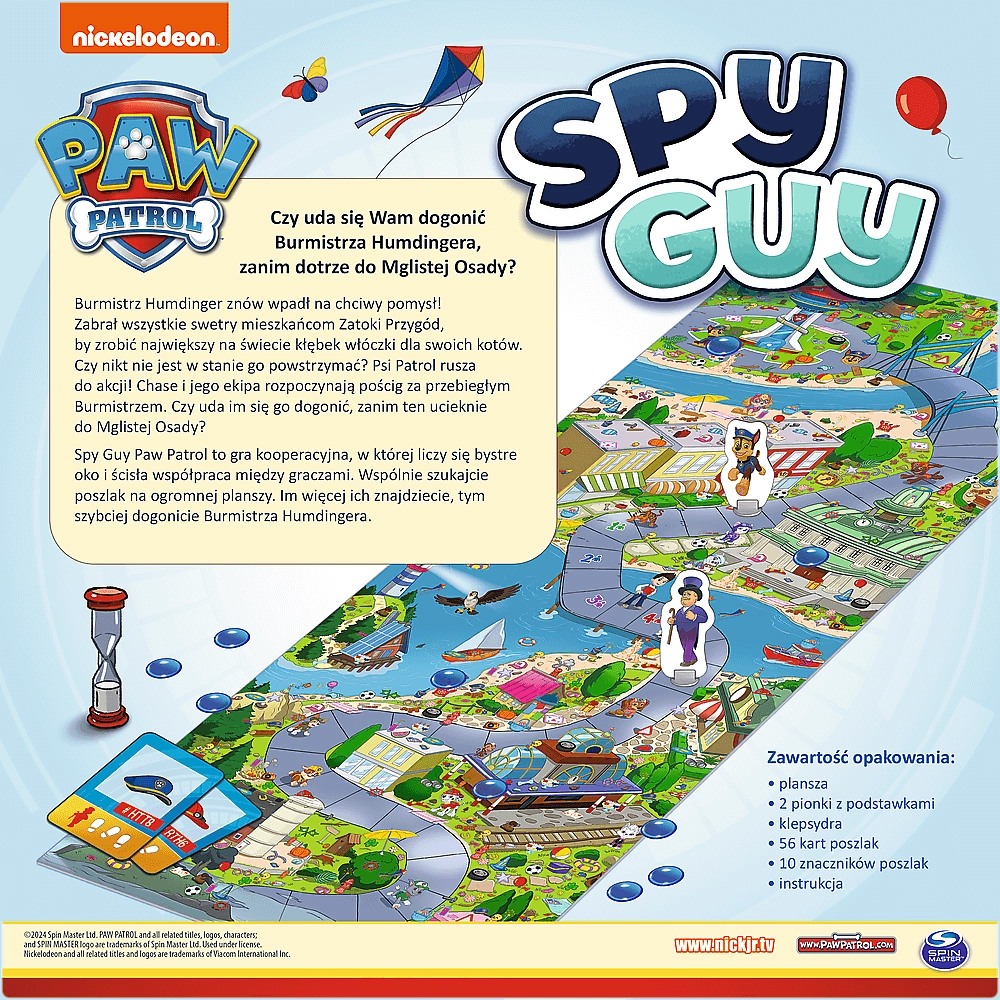 Настільна гра Шпигун. Щенячий патруль (Spy Guy. Paw Patrol), бренду Trefl, для 1-4 гравців, час гри < 30хв. - 3 - KUBIX 