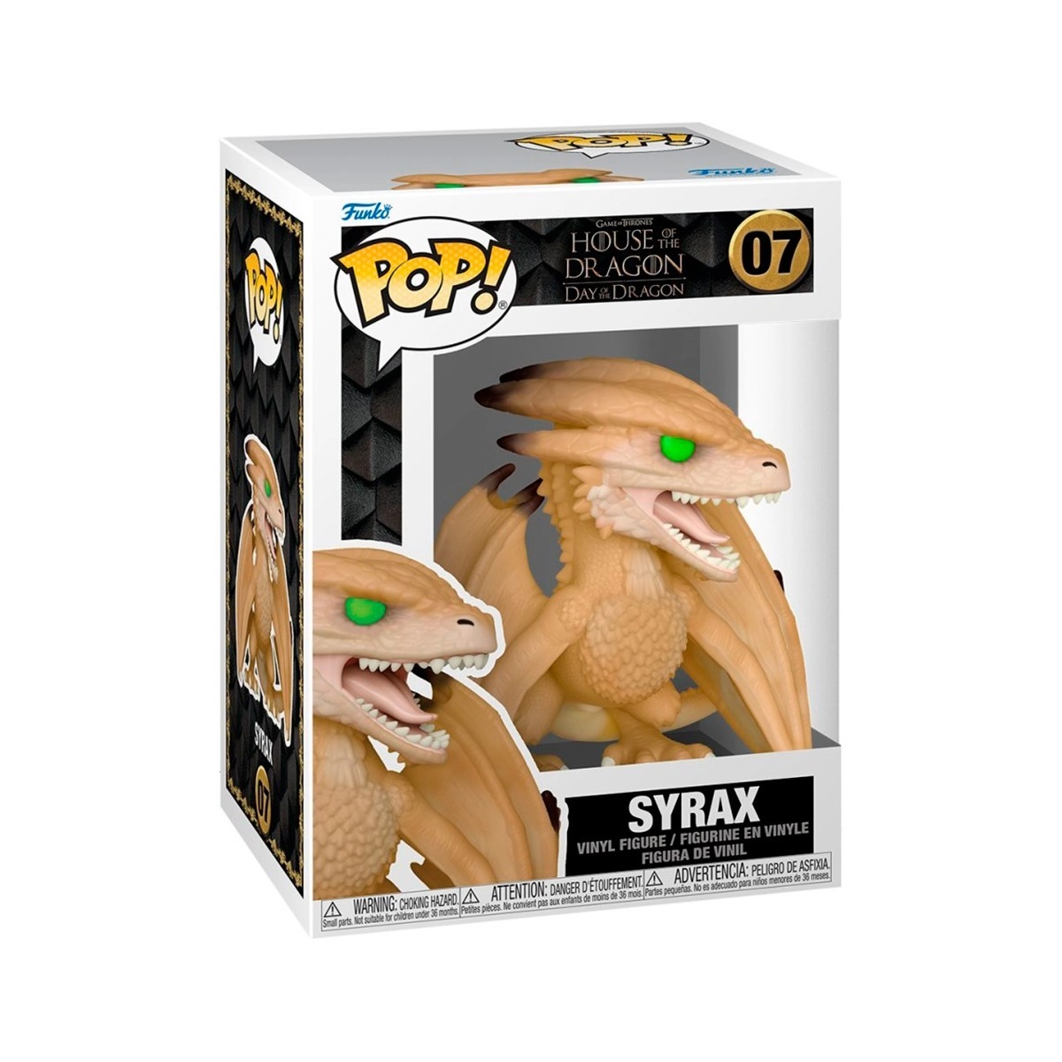 Ігрова фігурка FUNKO POP! СIРАКС (Syrax) House of the Dragon #07, бренду Funko - 4 - KUBIX 