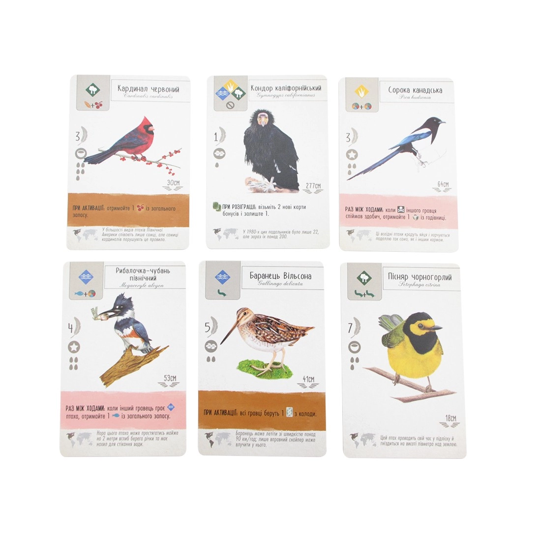 Настільна гра Крила (Wingspan), бренду Ігромаг, для 1-5 гравців, час гри < 60хв. - 23 - KUBIX 