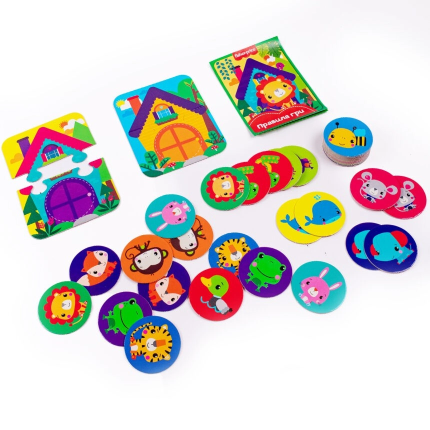 Настільна гра Мемо. Fisher-Price, бренду Vladi Toys, для 2-2 гравців - 4 - KUBIX 