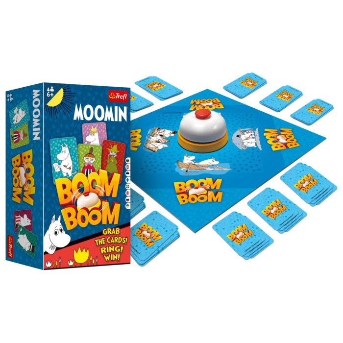 Настольная игра Бум-Бум: Мумитролли (Boom-Boom: Moomin), бренду Trefl, для 2-4 гравців, час гри < 30мин. - 2 - KUBIX 