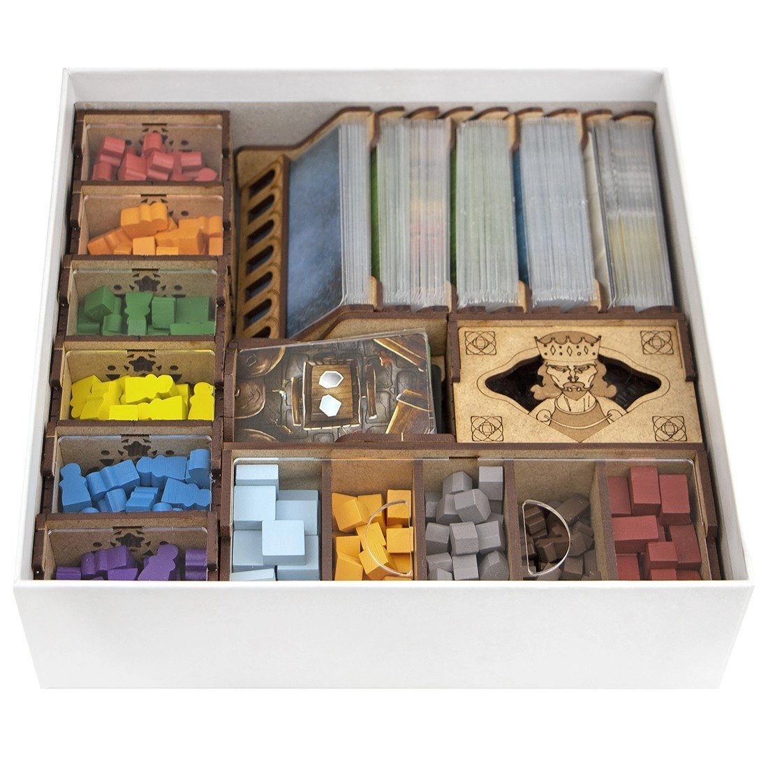 Органайзер для настольной игры Архитекторы Западного Королевства (Organizer for boardgame Architects of the West Kingdom), бренду Tower Rex - KUBIX