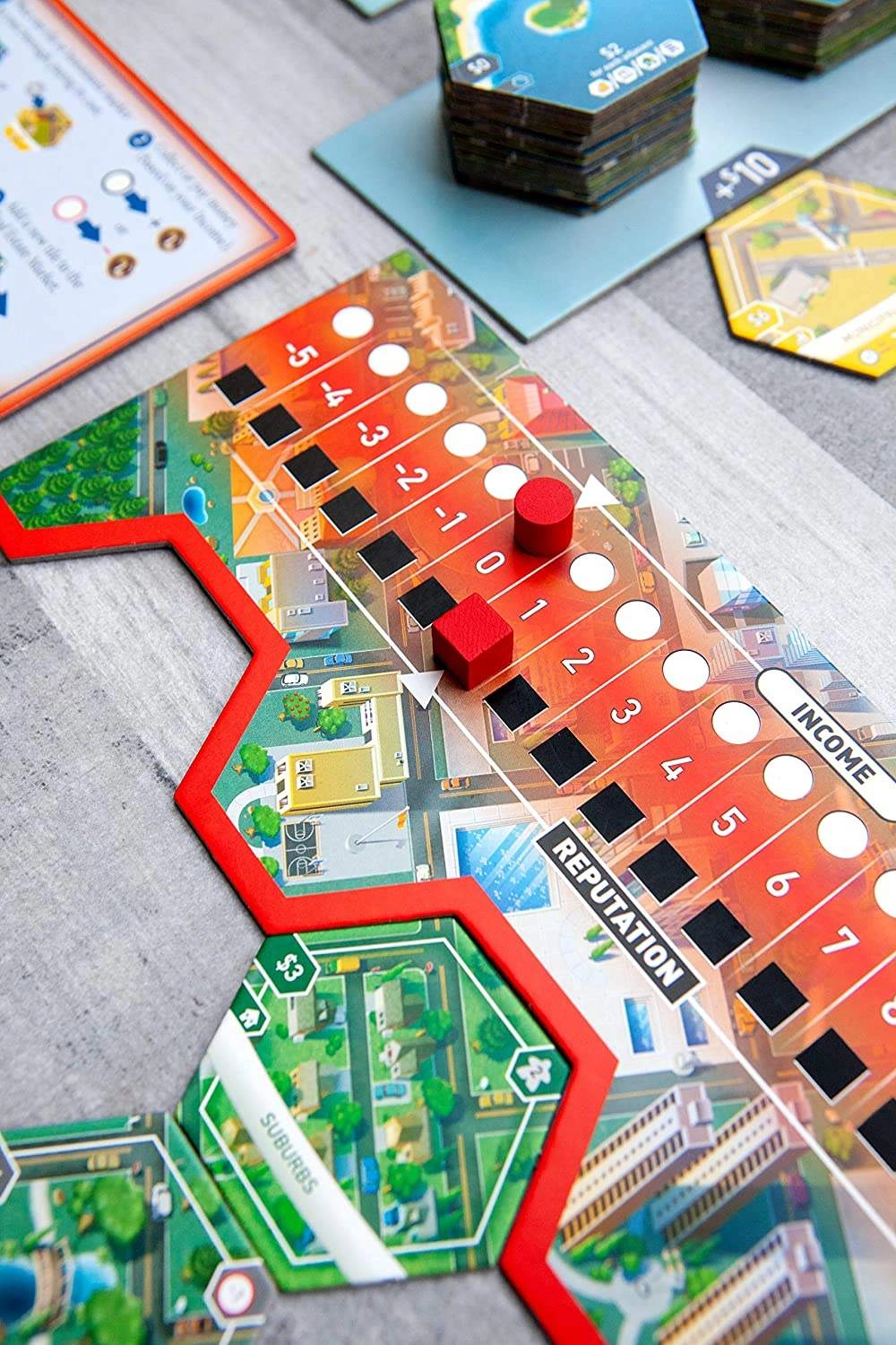 Настольная игра Suburbia 2nd Edition (Субурбія 2-е издание) (EN), для 1-4 гравців, час гри < 60мин. - 9 - KUBIX 