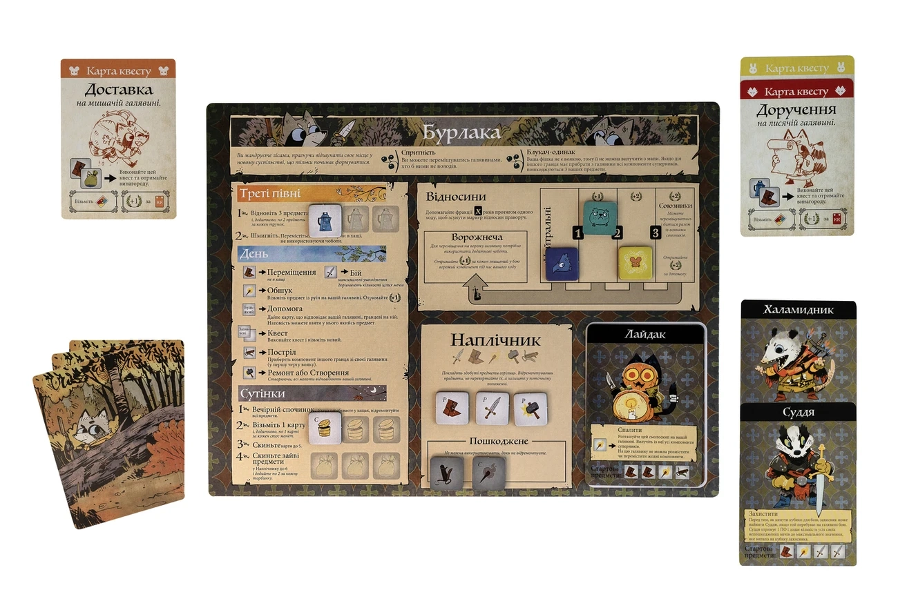Настільна гра Root. Річкові народи (Root: The Riverfolk Expansion), бренду Kilogames, для 1-6 гравців, час гри > 60хв. - 11 - KUBIX 
