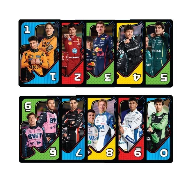 Купити Настільна гра Уно F1 (UNO F1), бренду Mattel - 4 - KUBIX Настільна гра Уно F1 (UNO F1), бренду Mattel, для 2-10 гравців, час гри < 30хв. - 4 - KUBIX