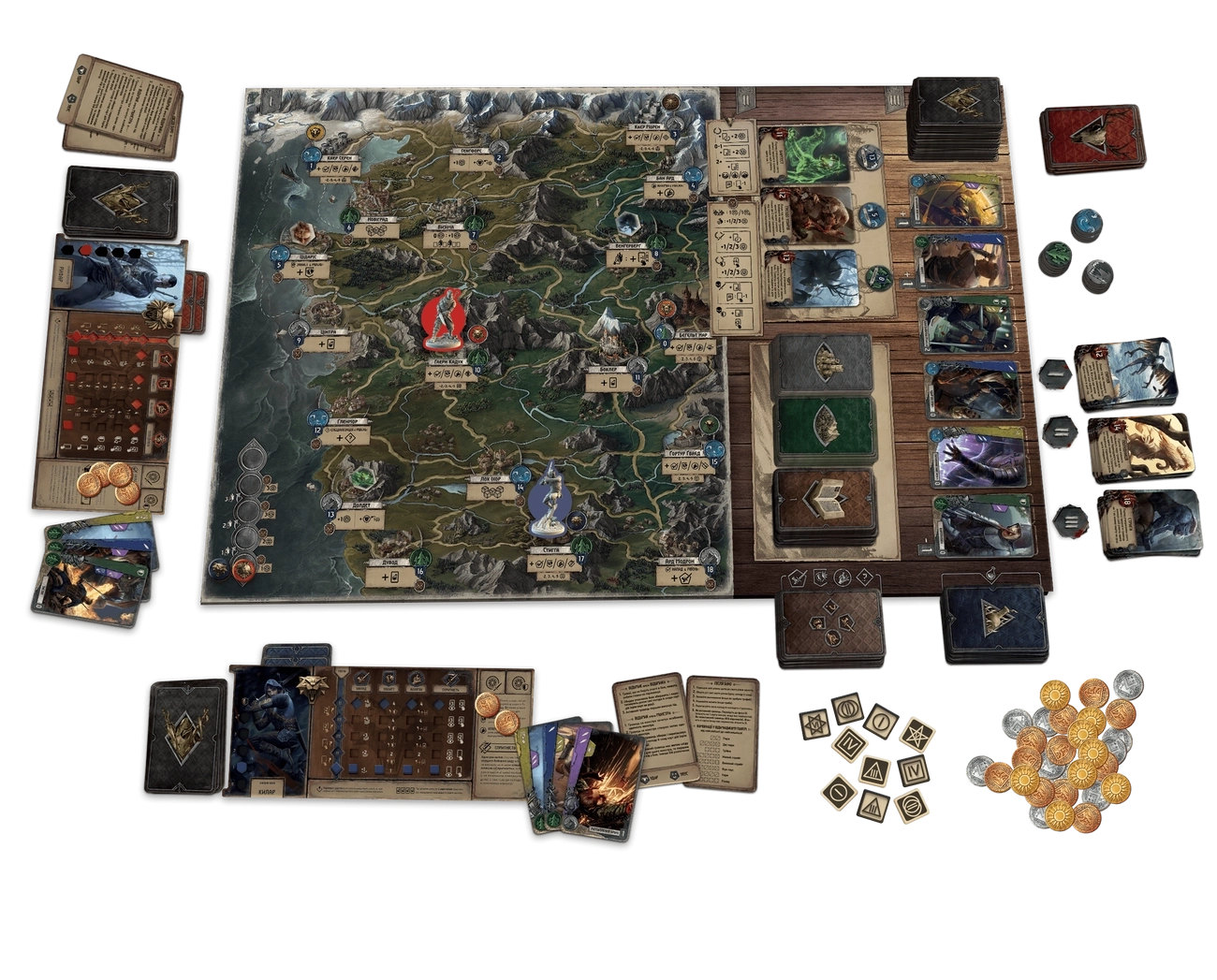 Ведьмак. Старый мир (The Witcher: Old World), бренду Geekach Games, для 1-5 гравців, час гри > 60мин. - 3 - KUBIX 