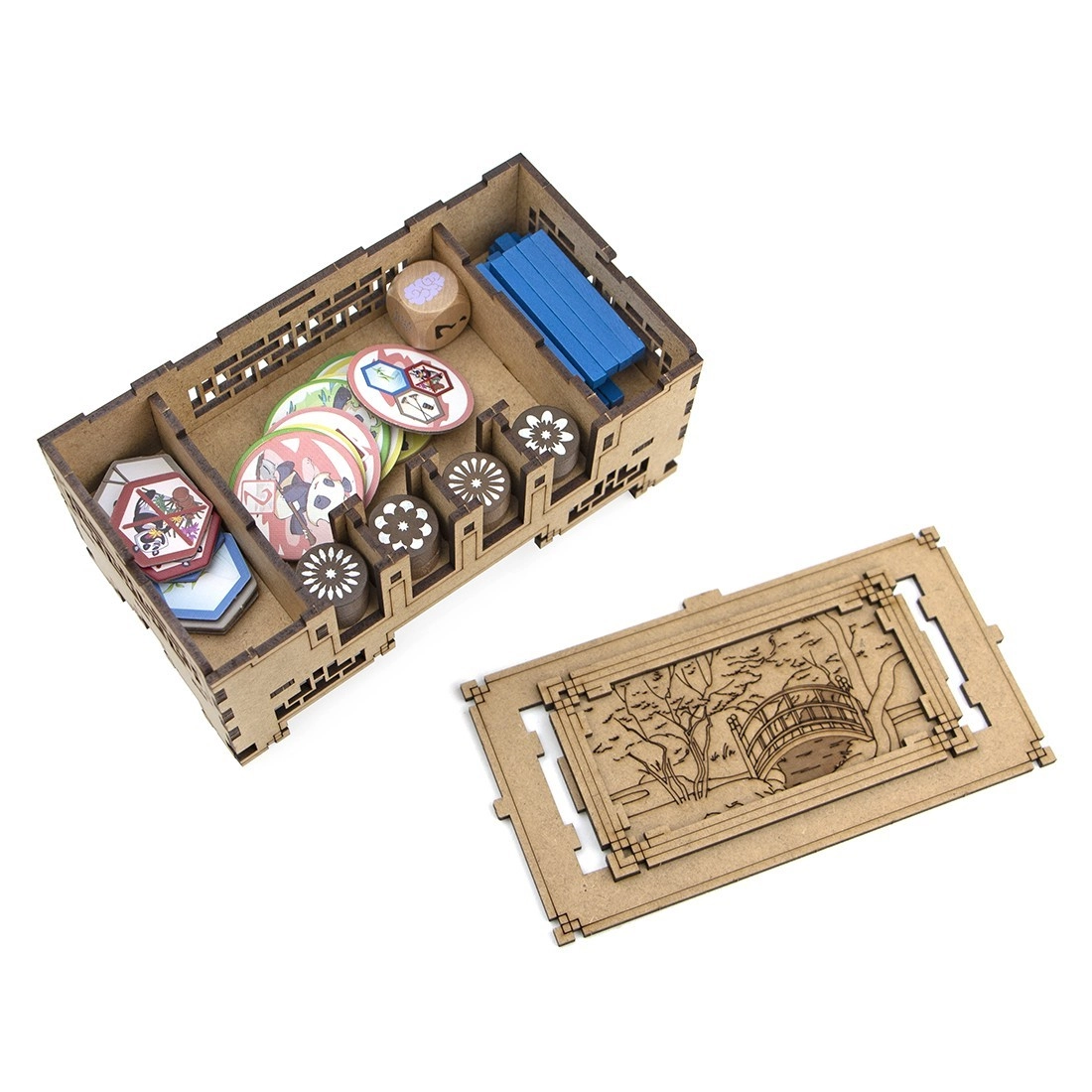 Органайзер для настольной игры Такеноко (Organizer for boardgame Takenoko), бренду Tower Rex - 8 - KUBIX 