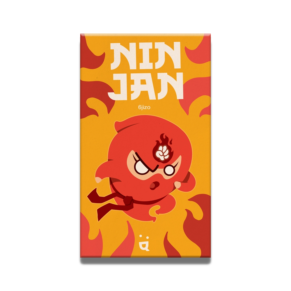 Настольная игра Ниндзян (Ninjan), бренду Pakufuda, для 2-5 гравців, час гри < 30мин. - KUBIX