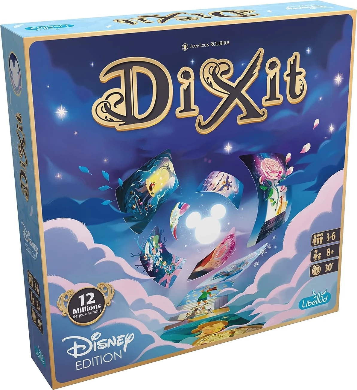 Настольная игра Диксит. Дисней (Dixit. Disney) (FR) , бренду Libellud, для 3-6 гравців, час гри < 30мин. - KUBIX