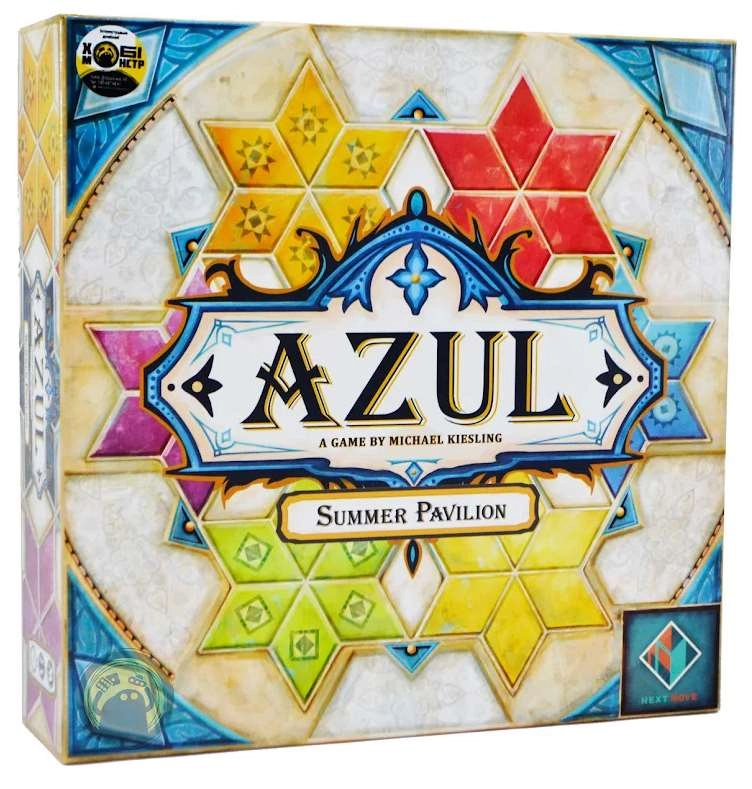 Настольная игра Азул. Летний павильон (Azul: Summer Pavilion) (EN), бренду Next Move Games, для 2-4 гравців, час гри < 30мин. - KUBIX