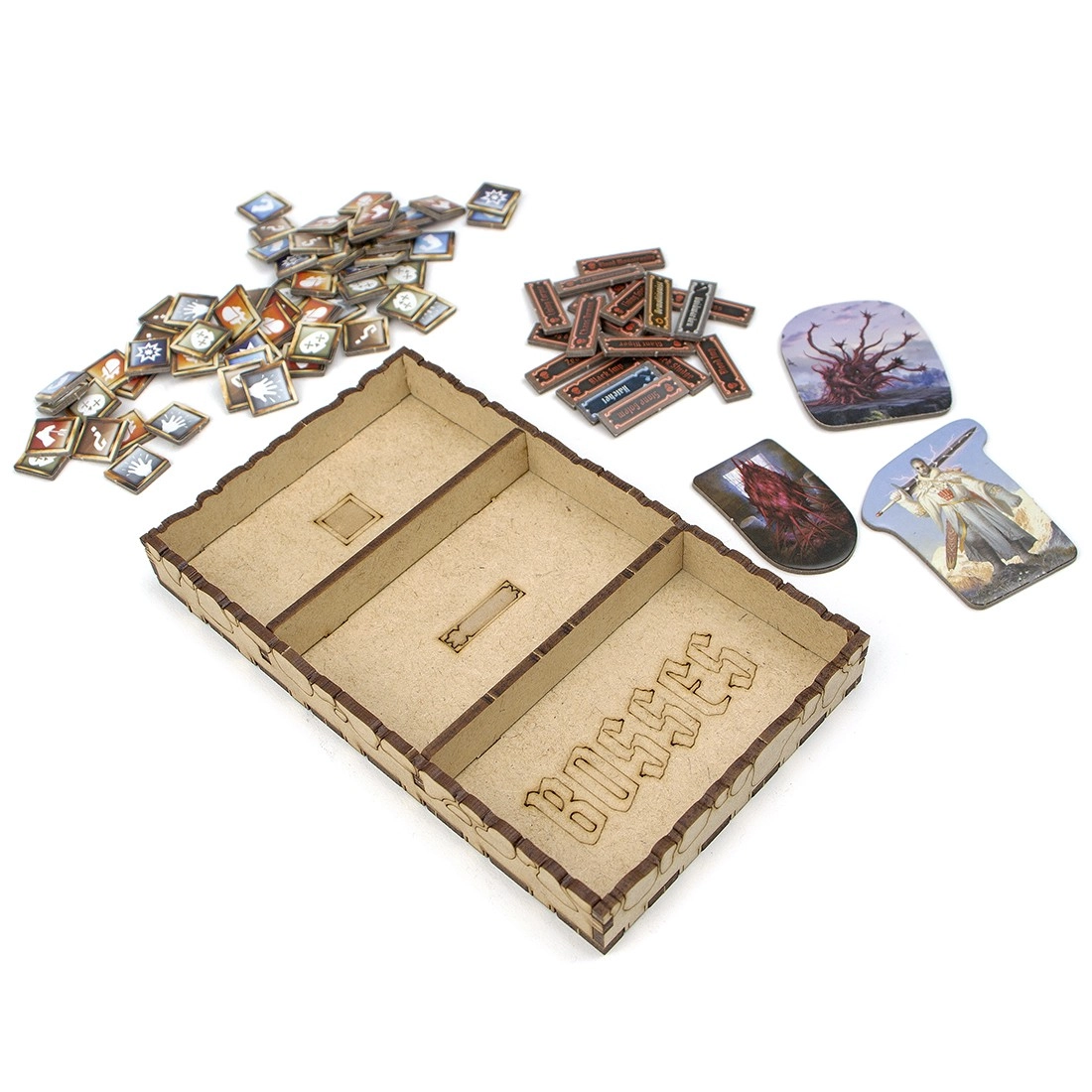Органайзер для настольной игры Глумхейвен: Челюсти Льва (Organizer for boardgame Gloomhaven: Jaws of the Lion (Redesign)), бренду Tower Rex - 10 - KUBIX 
