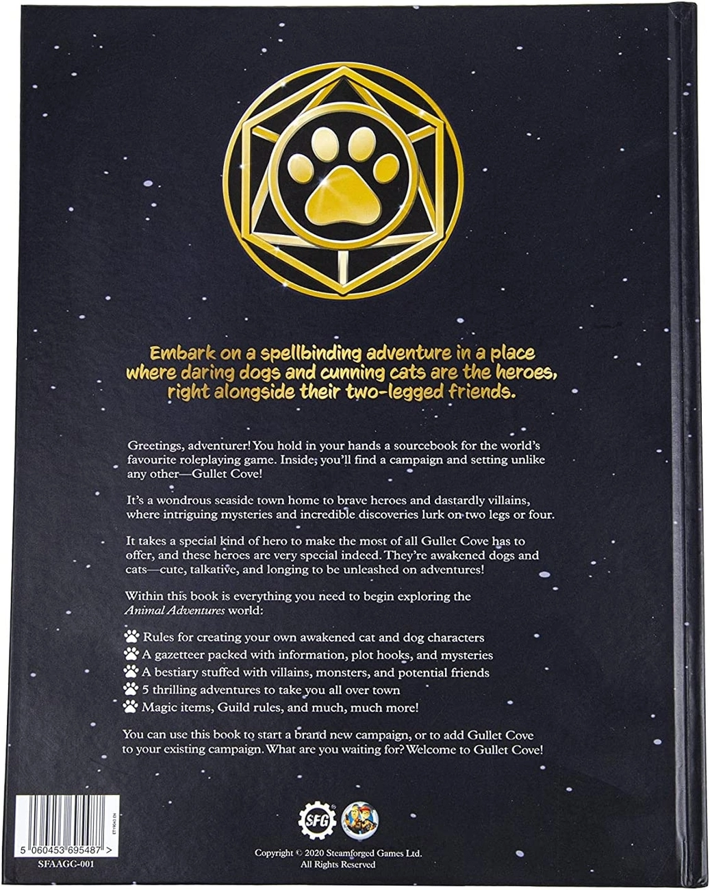 Настільна гра Animal Adventures: Secrets of Gullet Cove Sourcebook (EN), бренду Steamforged Games Ltd., для 2-2 гравців, час гри < 60хв. - 2 - KUBIX 
