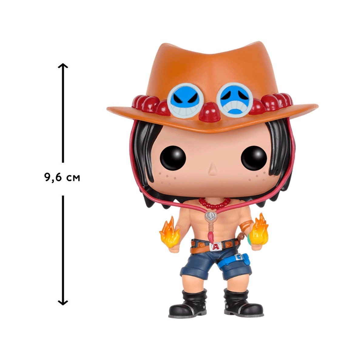 Игровая фигурка FUNKO POP! ПОРТГАС Д. ЭЙР (Portgas D Ace) One Piece: #100, бренду Funko - 2 - KUBIX 