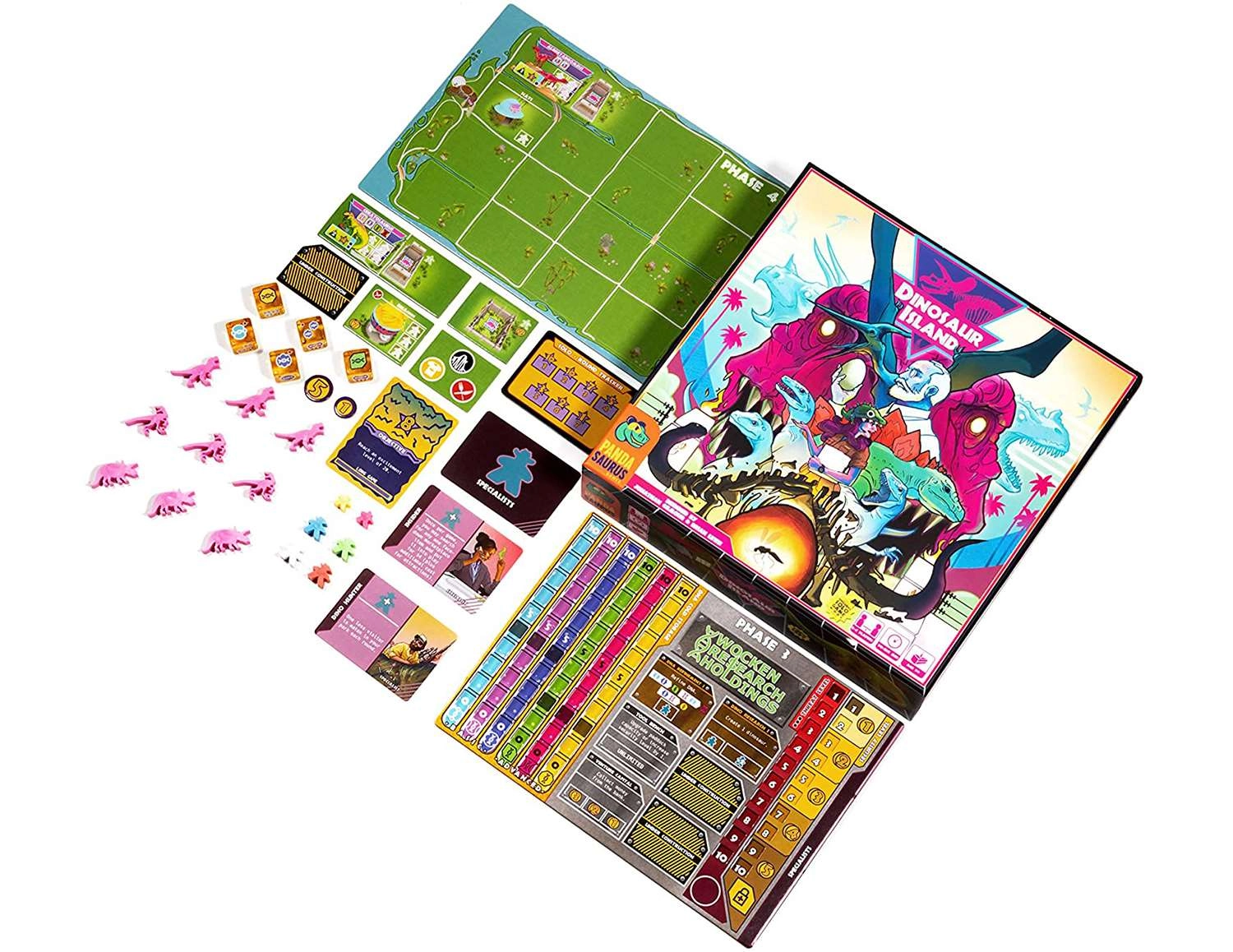 Настольная игра Остров Диносауров (Dinosaur Island) (EN), для 1-4 гравців, час гри > 60мин. - 3 - KUBIX 