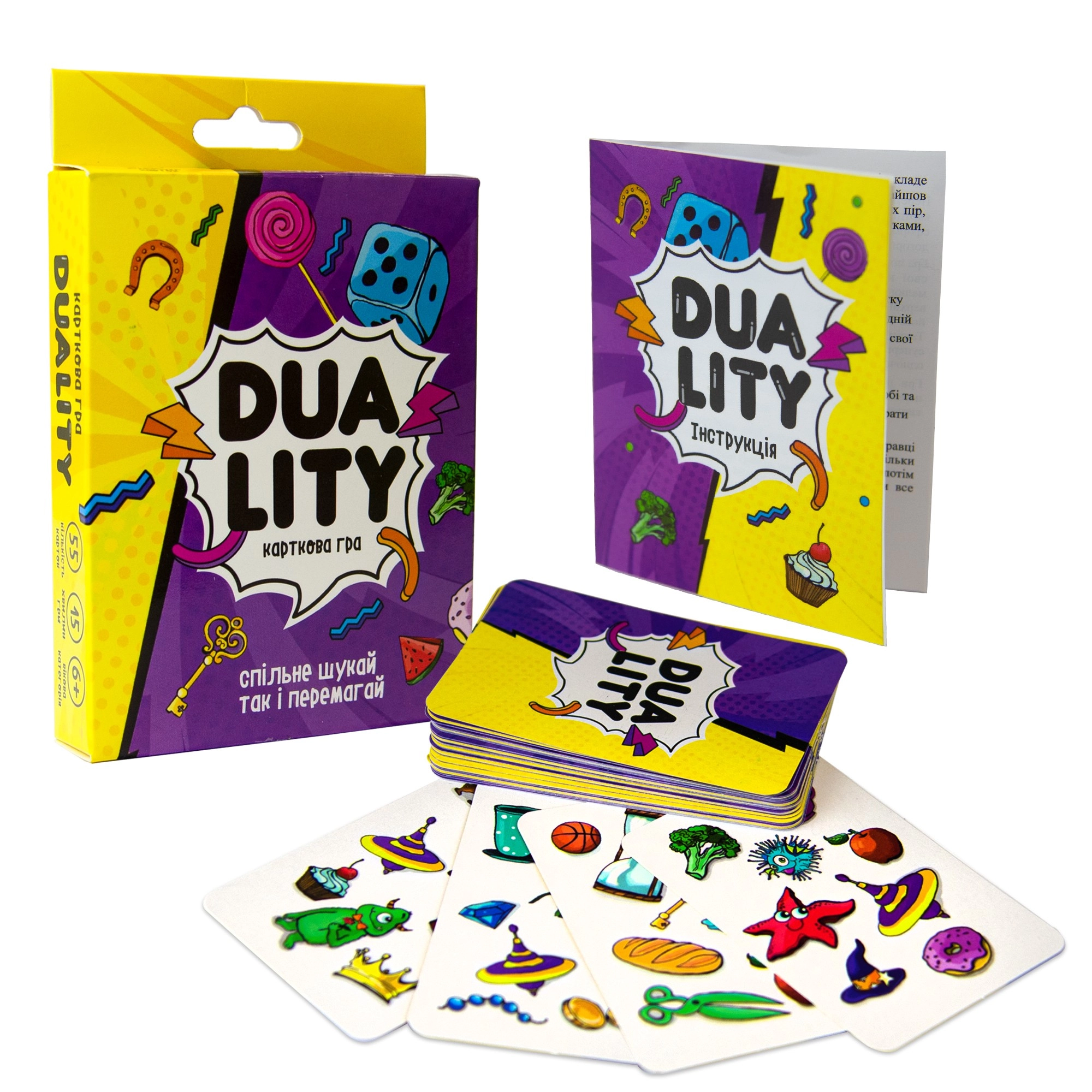 Настольная игра Подвийность (Duality), бренду Strateg, для 2-8 гравців, час гри < 30мин. - 2 - KUBIX 
